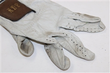 Arnold Palmer's Personal Match Used Classic 'ADP' LH Golf Glove