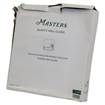 Classic Masters Tournament Logo Quartz Wall Clock New in Original Package