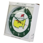 Classic Masters Tournament Green Quartz Wall Clock New in Original Package