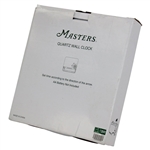 Classic Masters Tournament Green Quartz Wall Clock New in Original Package
