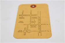 1958 Masters Tournament Wednesday Ticket #286 - Arnold Palmer 1st Win