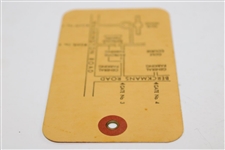 1958 Masters Tournament Wednesday Ticket #286 - Arnold Palmer 1st Win