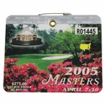 2005 Masters Tournament Series Badge #R01445 - Tiger Woods Win