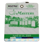 2019 Masters Tournament Series Badge #R02762 - Tiger Woods Win