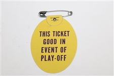 1965 Masters Tournament Series Badge #6168 - Jack Nicklaus Win