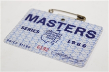 1966 Masters Tournament Series Badge #6192 - Jack Nicklaus Win