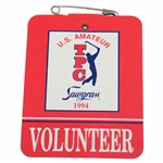 1994 US Amateur at TPC Sawgrass Volunteer Badge - Tiger Woods Win
