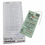 1996 B.C. Open at Enjoi GC Friday Ticket #007107 & Pairing Sheet - Tigers 4th Pro Tournament