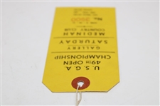 1949 US Open at Medinah Country Club Saturday Gallery Ticket #3900