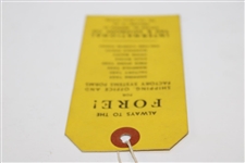 1949 US Open at Medinah Country Club Saturday Gallery Ticket #3900