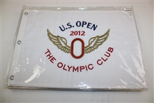 Group of Seven (7) USGA US Open Embroidered Flags - Pebble, Olympic, Erin Hills & more