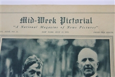 1926 Mid-week Pictorial w/Bobby Jones Receiving USGA Champ Trophy - July 22, 1926 