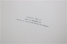 1927 'Golf Architecture in America' by George C. Thomas, Jr.