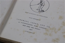 1901 'The Game of Golf' Fifth Edition Book by W. Park, Jr.