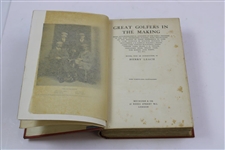 1907 1st Ed 'Great Golfers In The Making' by Henry Leach Book