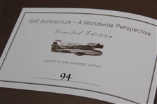 Golf Architecture A Worldwide Perspective' Signed by Author Paul Daley - Vol. 1