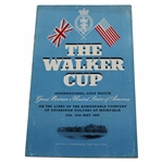 1959 The Walker Cup at Muirfield Official Program - Jack Nicklaus Contestant