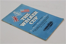 1959 The Walker Cup at Muirfield Official Program - Jack Nicklaus Contestant
