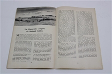 1959 The Walker Cup at Muirfield Official Program - Jack Nicklaus Contestant