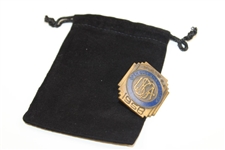Deane Beman’s 1958 US Open at Southern Hills Contestant Badge w/Letter