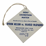 1943 Byron Nelson v. Harold McSpadon Exhibition Match Broadmoor Golf Club