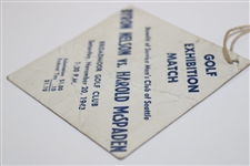 1943 Byron Nelson v. Harold McSpadon Exhibition Match Broadmoor Golf Club