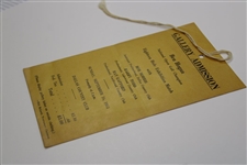 1951 Ben Hogan 'National Open Champion' Exhibition Golf Match Ticket - Dallas Country Club