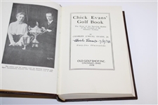 Chick Evans Signed 1978 'Chick Evans Golf Book' Special Edition JSA ALOA