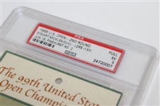 1999 US Open at Pinehurst No. 2 Full Ticket - Payne Win PSA 5 #24720007