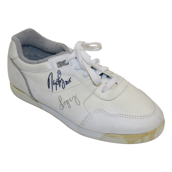 Nancy Lopez Signed Nancy Lopez Signature Golf Shoe Metal Cleat JSA ALOA