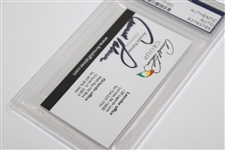 Arnold Palmer Signed ‘Arnold Palmer Group’ Business Card PSA #8793765