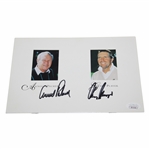 Arnold Palmer & Gary Player Signed ‘The Hamptons’ Dinner Menu JSA #DD73334