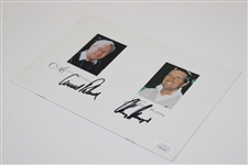 Arnold Palmer & Gary Player Signed ‘The Hamptons’ Dinner Menu JSA #DD73334