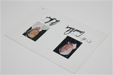 Arnold Palmer & Gary Player Signed ‘The Hamptons’ Dinner Menu JSA #DD73334