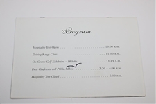 Arnold Palmer & Gary Player Signed ‘The Hamptons’ Dinner Menu JSA #DD73334