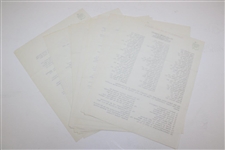 1958 Masters Press, Radio & TV Broadcast ANGC w/ 'Hogan & Nelson Day' Release Packet