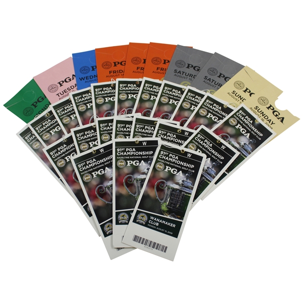 Twenty-One (21) 2009 PGA Championship at Hazeltine GC Monday Tickets & Parking Passes