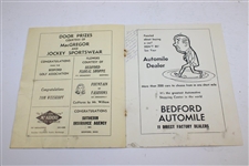 Tom Weiskopf Signed Tom Weiskopf Day Dinner Program JSA ALOA