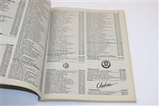 1996 St. Simon Island Phone Book Signed by Residents Mark & Davis Love JSA ALOA