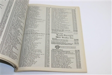 1996 St. Simon Island Phone Book Signed by Residents Mark & Davis Love JSA ALOA