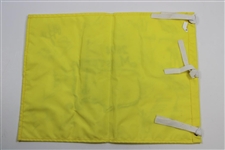 Masters Champs Signed 2014 Masters Embroidered Flag w/ Condoleeza Rice Center JSA ALOA