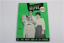 Ed Furgol's Group of Four (4) 1948 Professional Golfer 'The Right Arm of Ed Fugol' Magazines - January