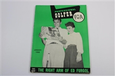 Ed Furgol's Group of Four (4) 1948 Professional Golfer 'The Right Arm of Ed Fugol' Magazines - January
