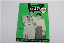 Ed Furgol's Group of Four (4) 1948 Professional Golfer 'The Right Arm of Ed Fugol' Magazines - January