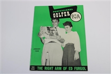 Ed Furgol's Group of Four (4) 1948 Professional Golfer 'The Right Arm of Ed Fugol' Magazines - January