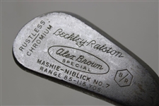 Beckley Ralston Alex Brown Special Rustless Chromium Mashie-Niblick No. 7