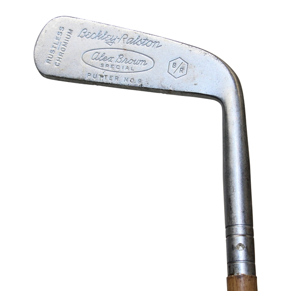 Beckley Ralston Alex Brown Special Rustless Chromium Putter No.9