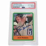 Jack Nicklaus Signed 1981 Donruss Rookie Card PSA/DNA Certified Auto Grade Authentic #84731069