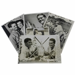 Five (5) Original Wire Photos of Pat Abbott - 1936-1942