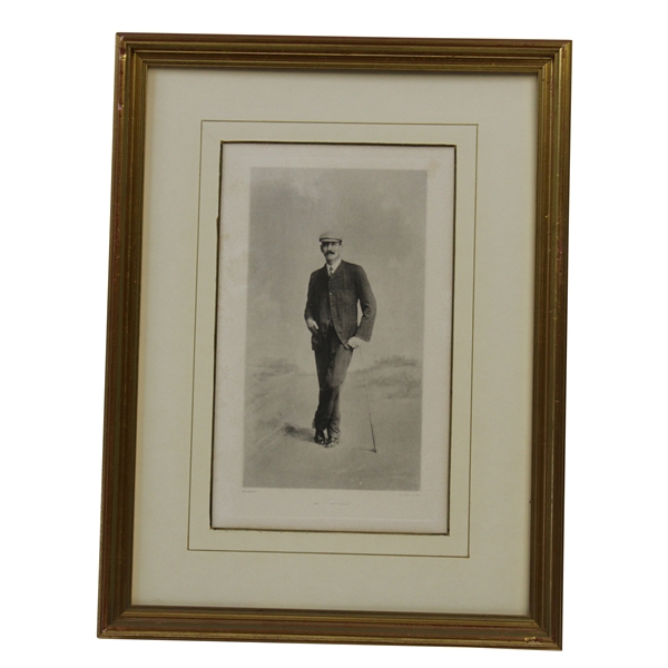 Mr C. Hutchings Copywright Elliott & Fry Drawing - Framed